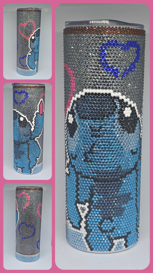 Stitch Rhinestone Tumbler — PRE-ORDER