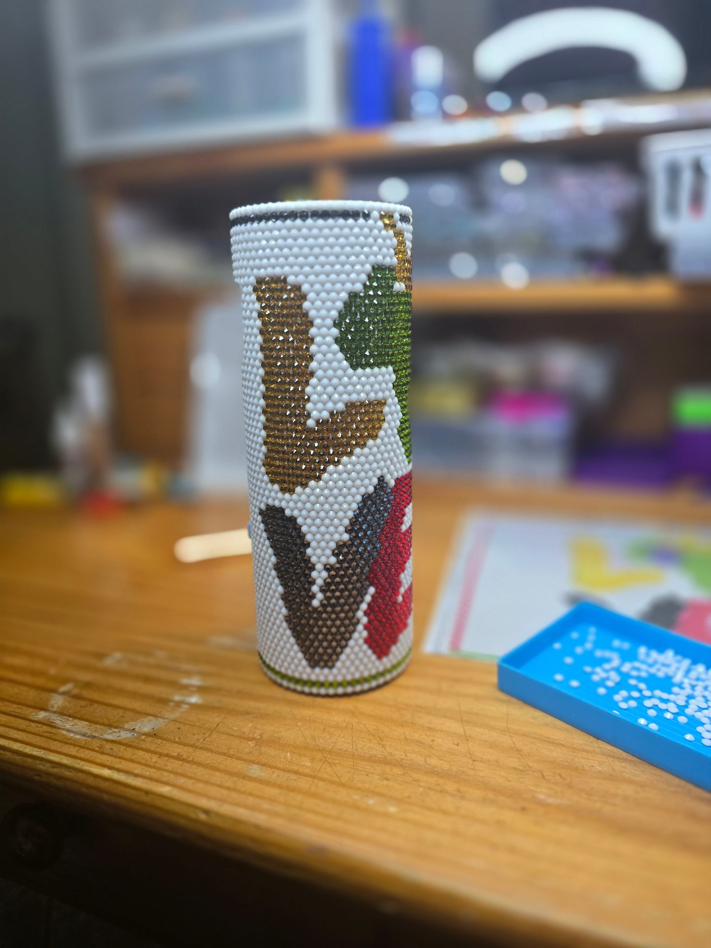 ✊🏾 I Love My Roots V2 Rhinestone Tumbler PRE-ORDER