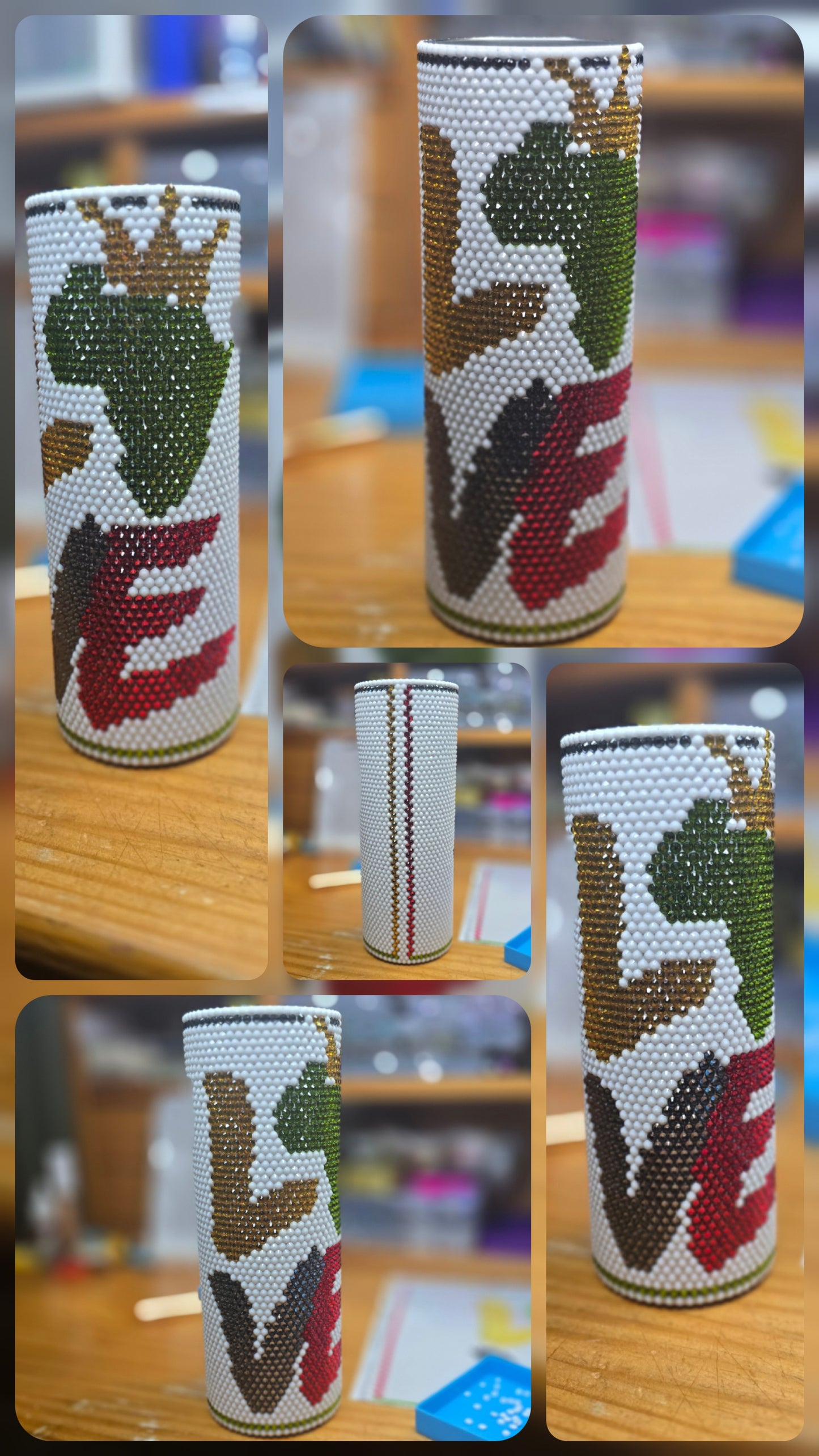 ✊🏾 I Love My Roots V2 Rhinestone Tumbler PRE-ORDER